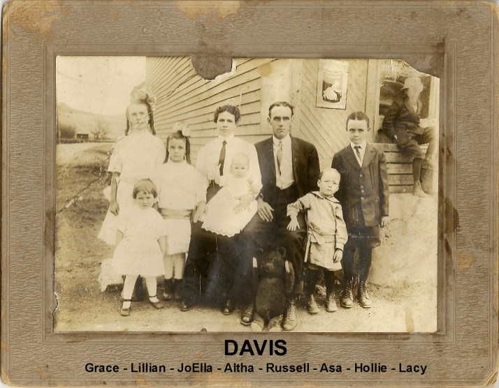 DAVIS Grace Lillian JoElla Altha Russell Asa Hollie Lacey