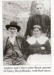 BOYD, Andrew and Ciller Lester Boyd - parents of Nancy Boyd Brooks