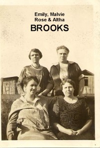 BROOKS Emily, Malvie, Rose Altha